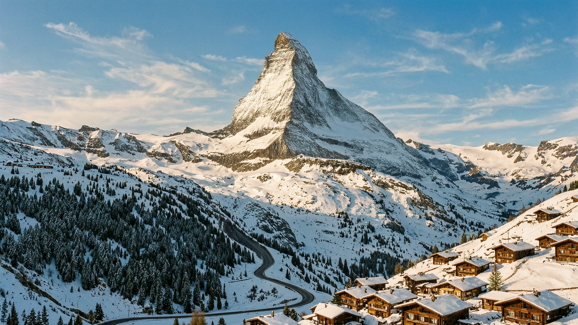 Morning walk to the Matterhorn